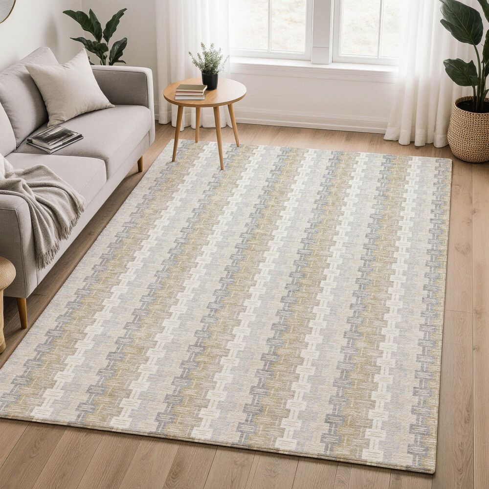 Dalyn Rug Company Kenner KN3 Ivory 3' x 5' Area Rug, , large