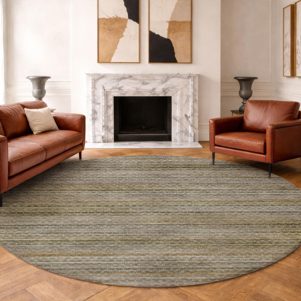 Dalyn Rug Company Vico Basil 8' Round Area Rug, , large