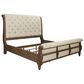 Belle Furnishings Americana Farmhouse Queen Sleigh Bed in Dusty Taupe, , large