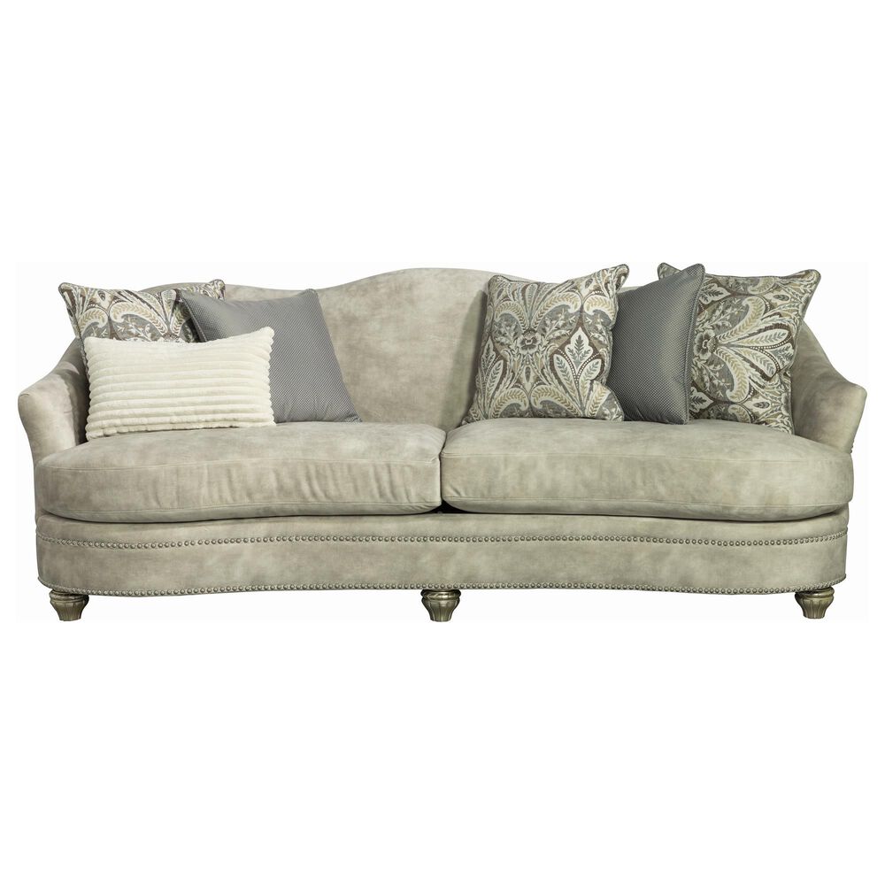 Aria Designs Chateau Stationary Sofa in Cream Velvet, , large