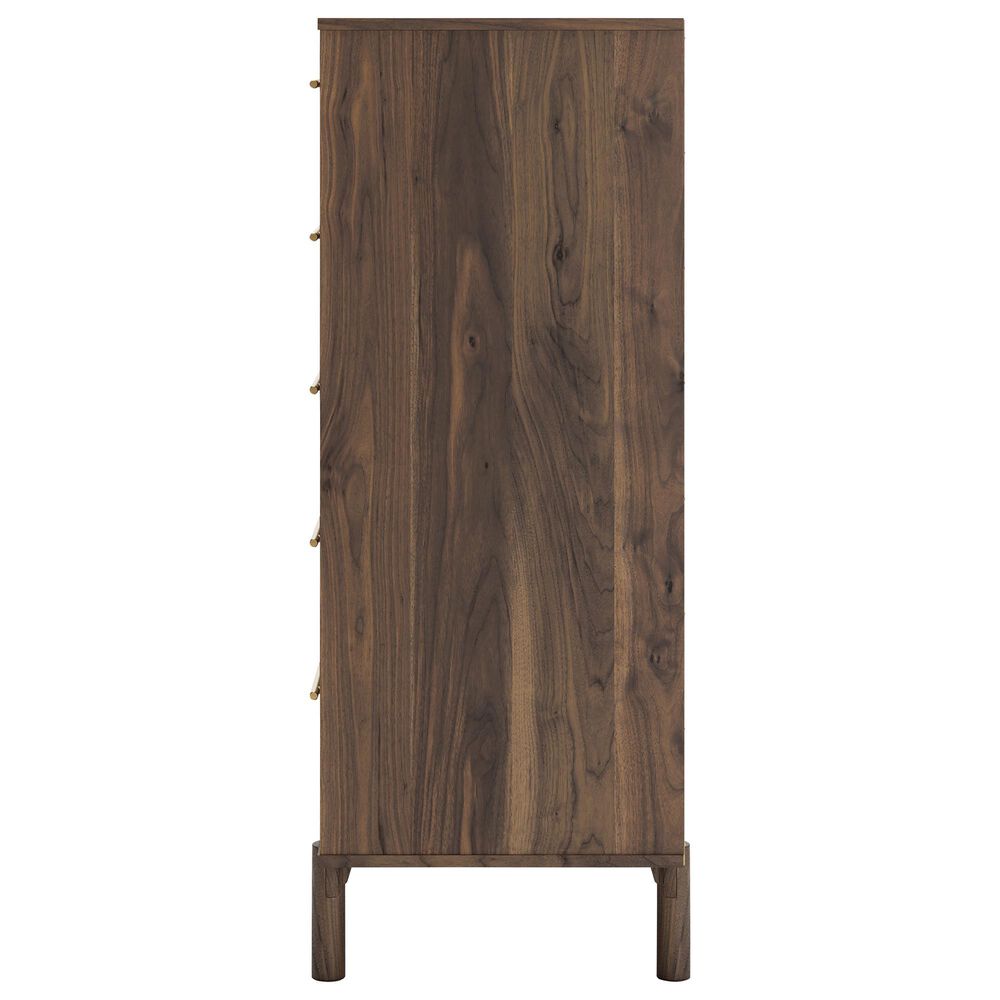 Ashley Calverson 5-Drawer Chest in Mocha, , large