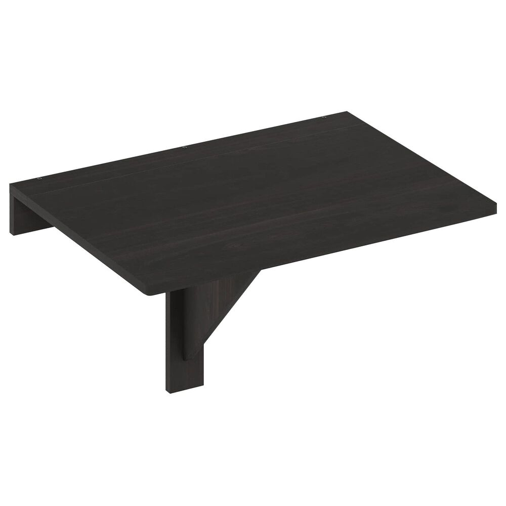 HOMLUX Wall Mounting Folding Table in Espresso, , large