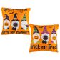 The Gerson Company 16" Halloween Gnome Throw Pillow in Orange (Set of 2), , large