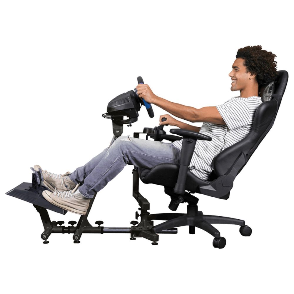 Arozzi Velocita Universal Racing Simulator Stand, Compatible with Most Simulator Setups, Collapsible, Portable - Black, , large