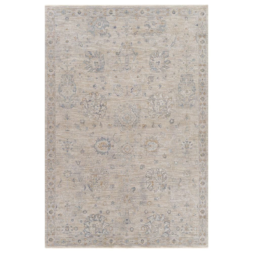 Surya Avant Garde 2"7" x 4" Gray, Beige and Denim Area Rug, , large