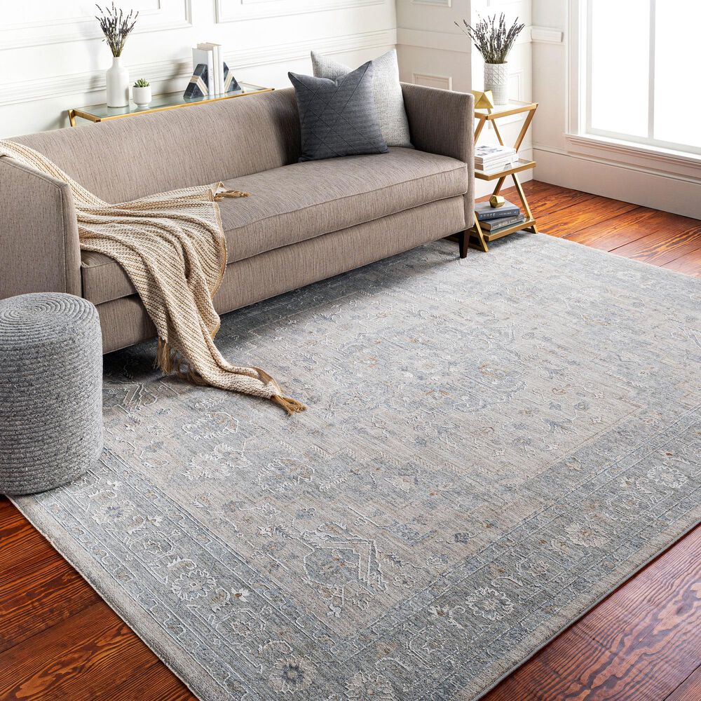 Surya Avant Garde 10&#39; x 14&#39; Gray, Beige and Denim Area Rug, , large