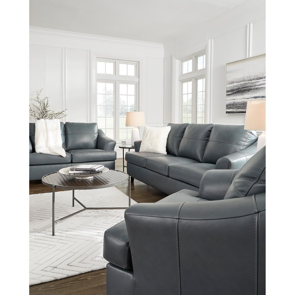 Ashley Genoa Stationary Sofa in Steel, , large