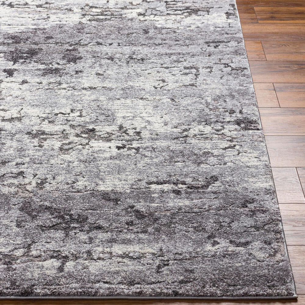 Surya Tuscany TUS-2310 Gray, Charcoal, Black and Ivory 8&#39;10&quot; x 12&#39;2&quot; Area Rug, , large