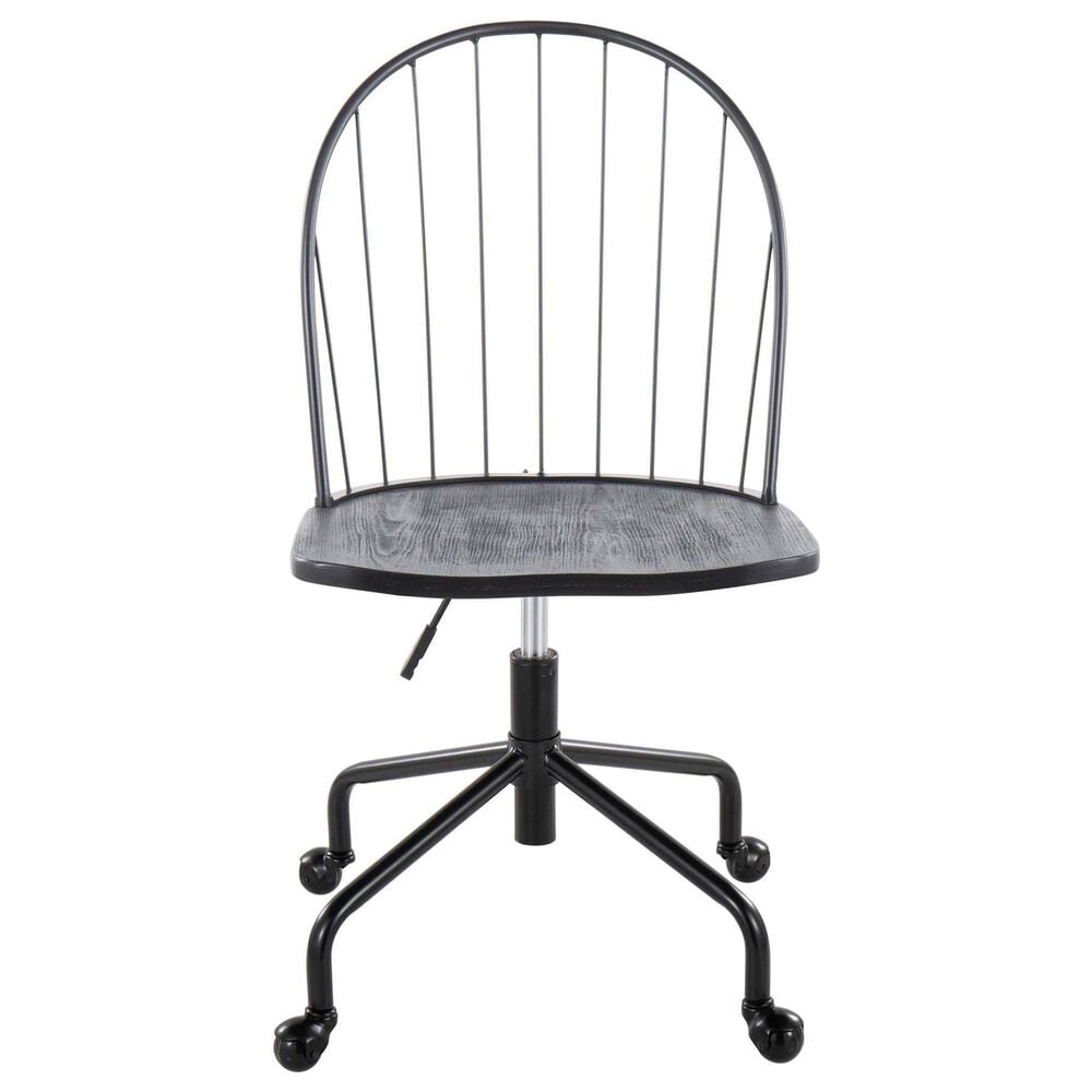 Lumisource Riley Office Chair in Black, , large