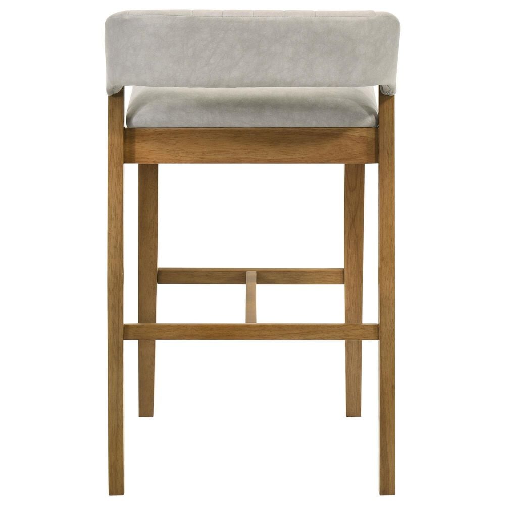 Armen Living Landyn 30" Bar Stool in Amber Glow, , large