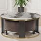 Ashley Jazmore 2-Piece Nesting Cocktail Table Set in Brown and Brass, , large