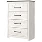 Ashley Gerridan 5-Piece Queen Bedroom Set in White and Gray, , large