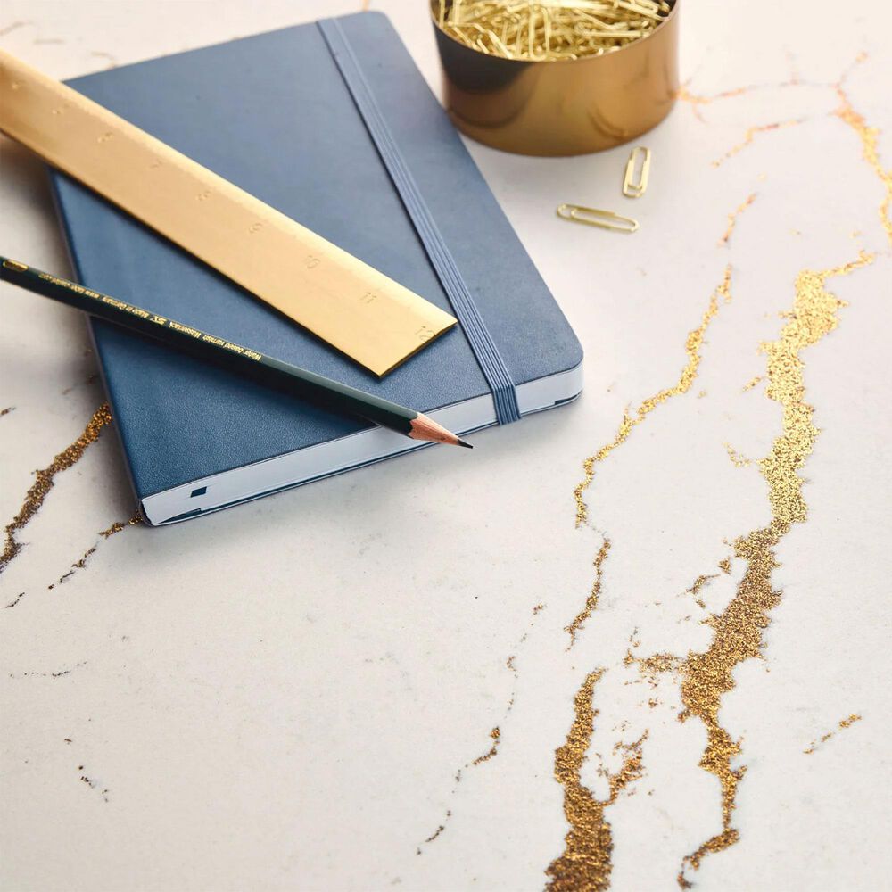 Cambria Grandeur Berkshire Brass Satin Ridge 3cm Quartz Countertop, , large