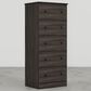 Lemoore Essential 23" 5-Drawer Chest in Grey Walnut, , large