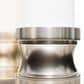 Hunter Lenlock 1-Light Wall Sconce with Cased White Shade in Brushed Nickel, , large