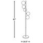 Grandview Gallery Bubbles Floor Lamp in Black Chrome, , large