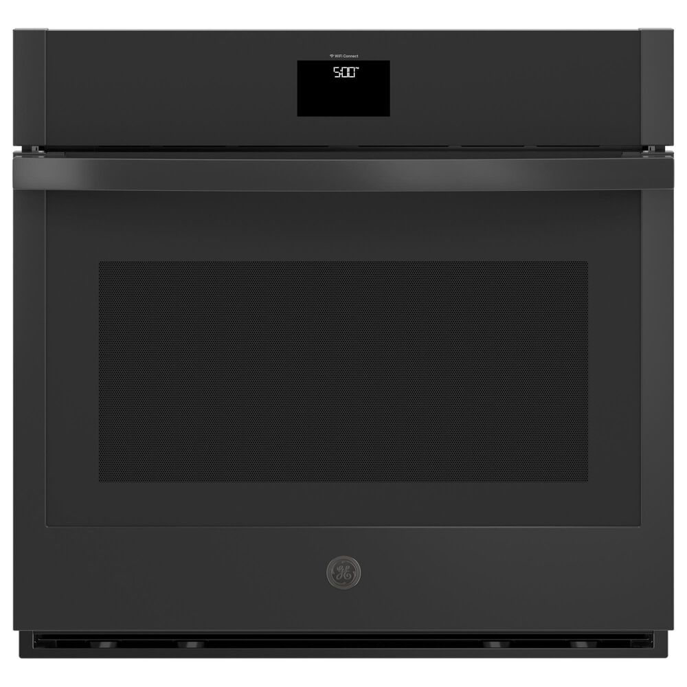 GE Appliances 30" Single Electric Wall Oven with No Preheat Air Fry in Black, , large