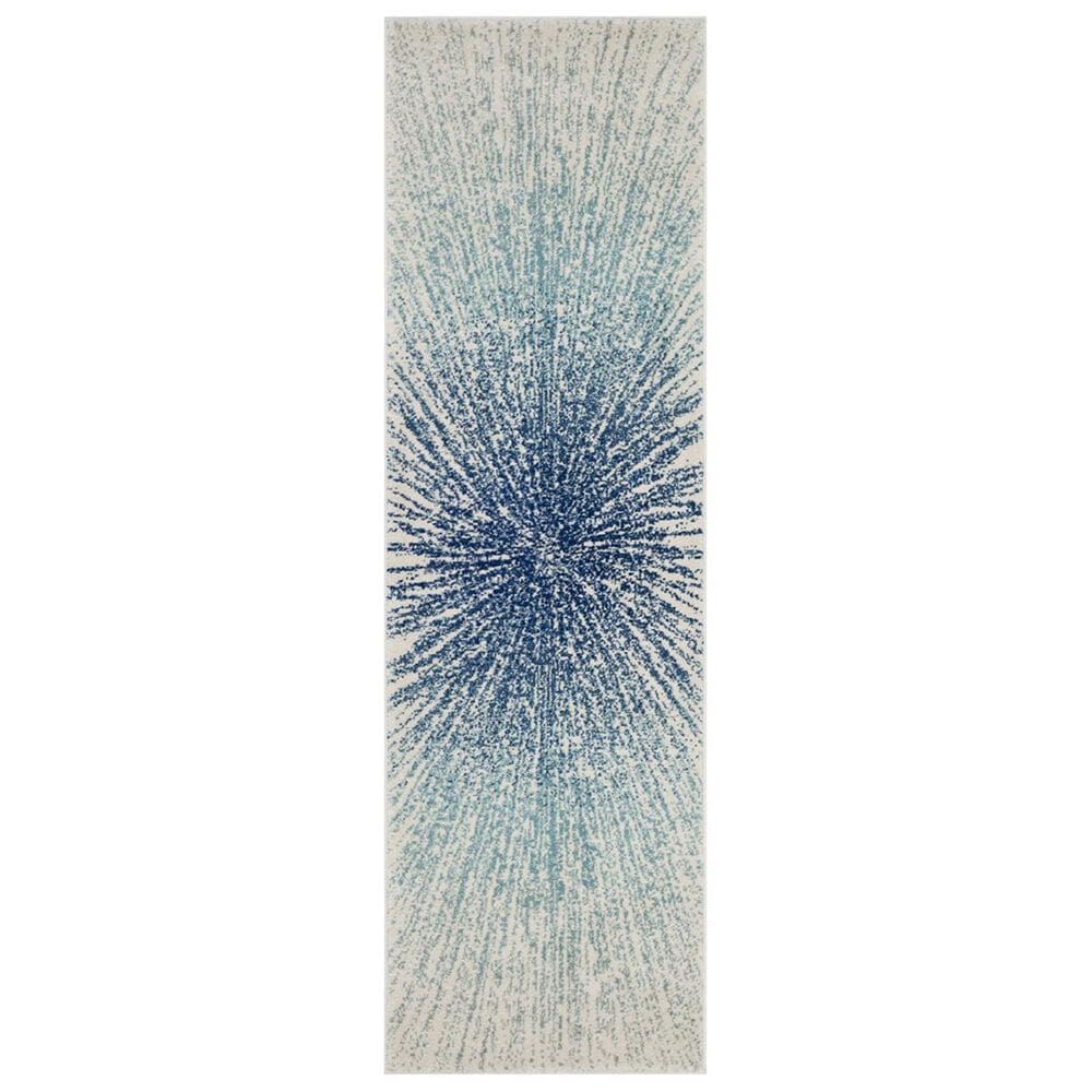 Safavieh Evoke EVK228A 2&#39;2&quot; x 13&#39; Royal and Ivory Runner, , large