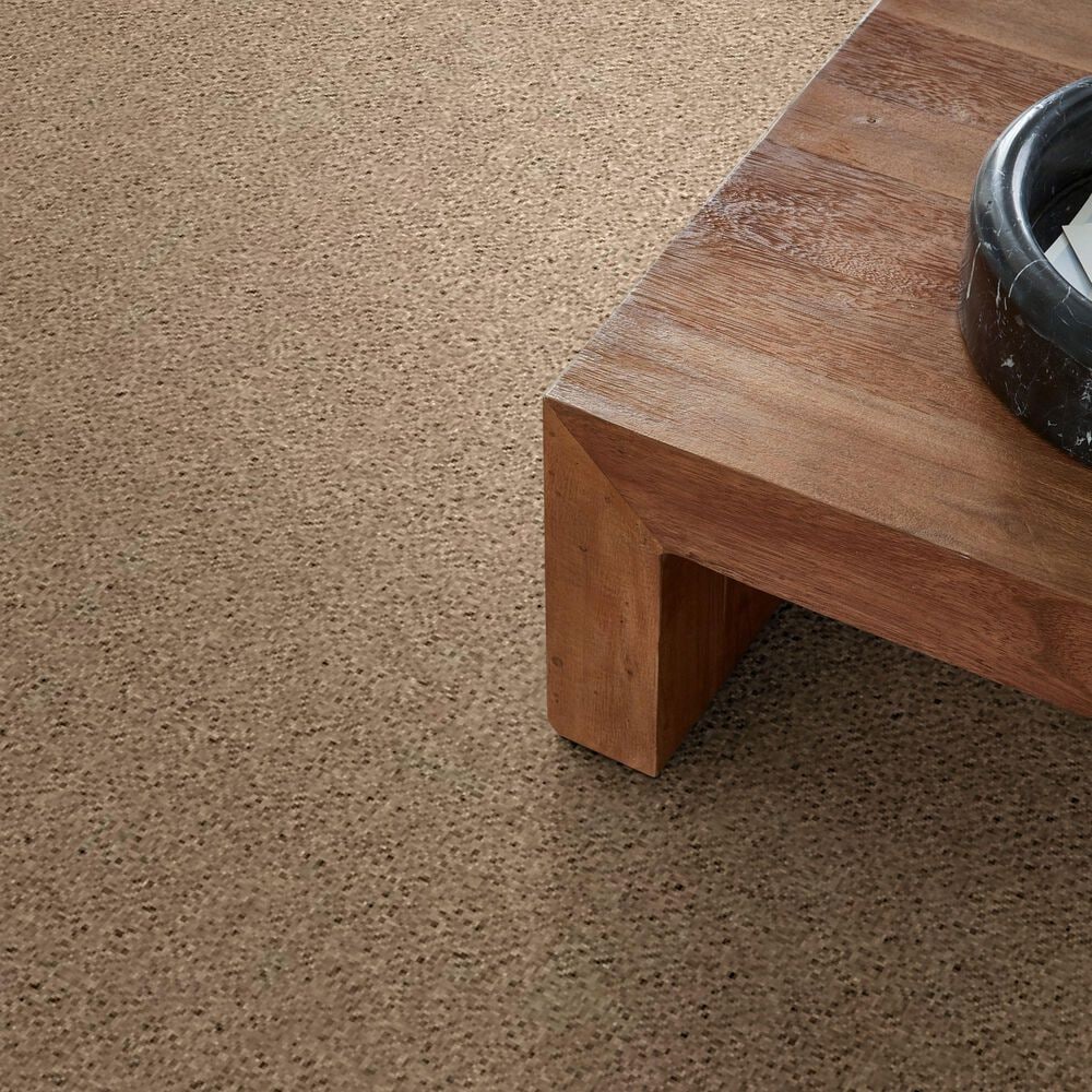 Shaw Cabana Bay Solid Carpet in Camel, , large