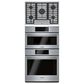 Bosch 800 Series 2-Piece Kitchen Package with 30" Double Speed Combination Oven 30" Gas Cooktop and in Stainless Steel, , large