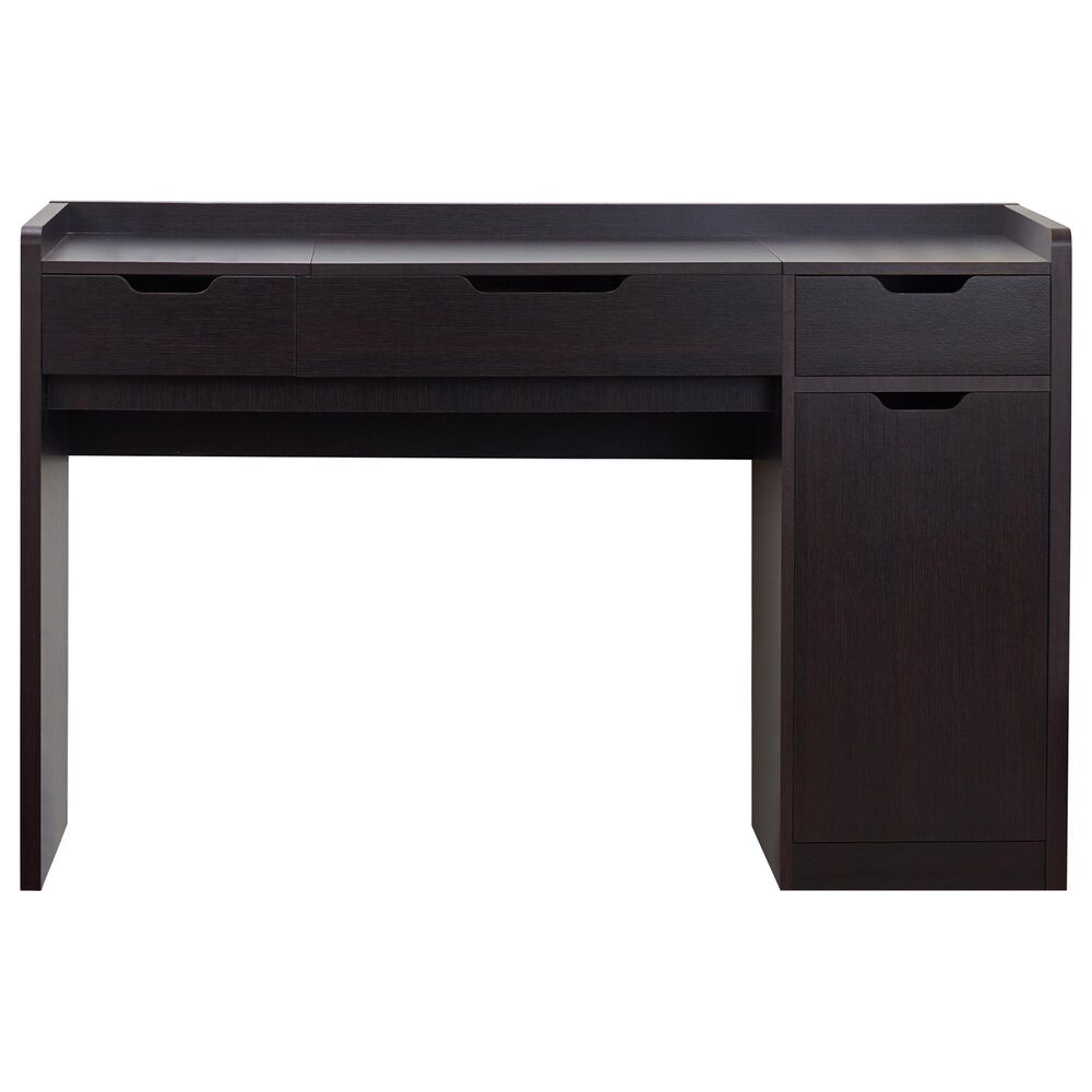 Furniture of America Nicholson Vanity with Mirror in Espresso, , large