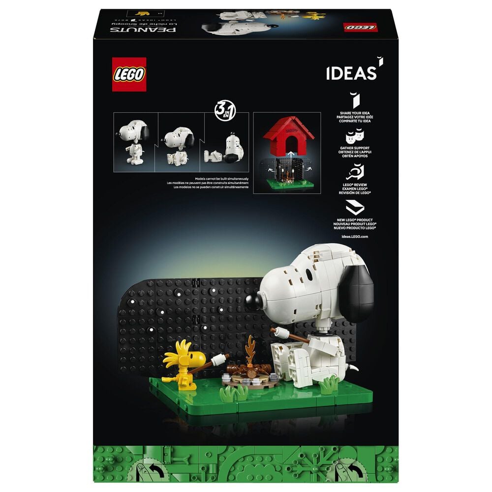 LEGO Ideas Peanuts Snoopy's Doghouse Building Set, , large