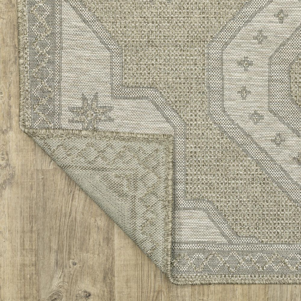 Oriental Weavers Tortuga TR08A 3&#39;3&quot; x 5&#39; Beige and Black Area Rug, , large