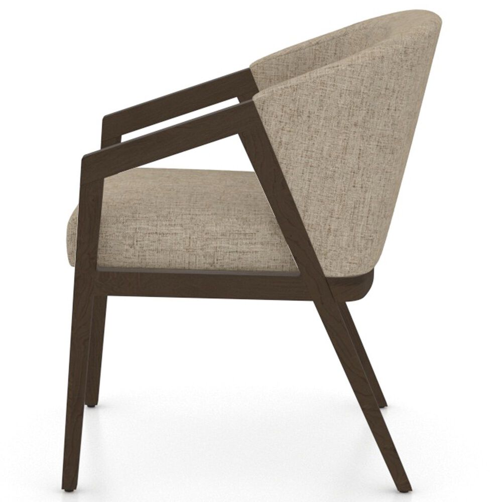 Canadel Modern 5-Piece Round Dining Set in Hazelnut Washed, , large