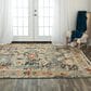 RIZZY Belmont 8" x 10" Dark Grey, Gold and Rust Area Rug, , large