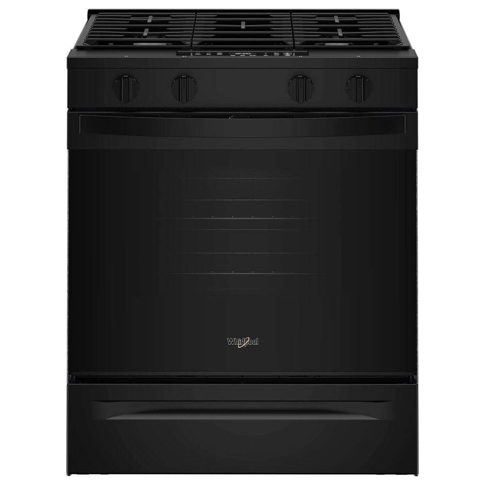 Whirlpool 30" Gas Range in Black, , large