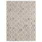 Feizy Lorrain 8" x 11" Gray and Ivory Area Rug, , large