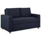 Lifestyle Solutions Tyler Convertible Sofa in Navy Blue, , large