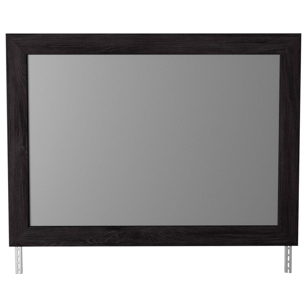 Ashley Belachime 4 Piece Full Panel Bedroom Set in Dark Charcoal, , large