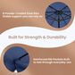 HOMLUX 10" Patio Umbrella in Dark Blue, , large