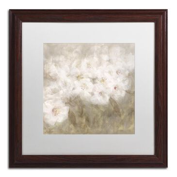 Timberlake 11" x 11" Wild Flowers I Art in White Matting and Brown Frame, , large