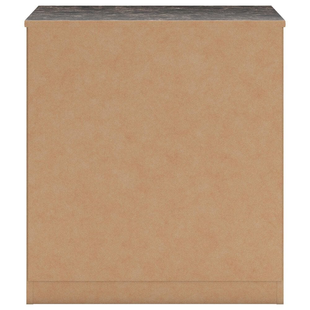 Ashley Glosmount 2-Drawer Nightstand in Glossy Reddish Brown and Gold, , large