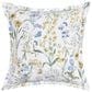 J. Queen New York Tallulah 26" Square Euro Pillow Sham in Blue, , large