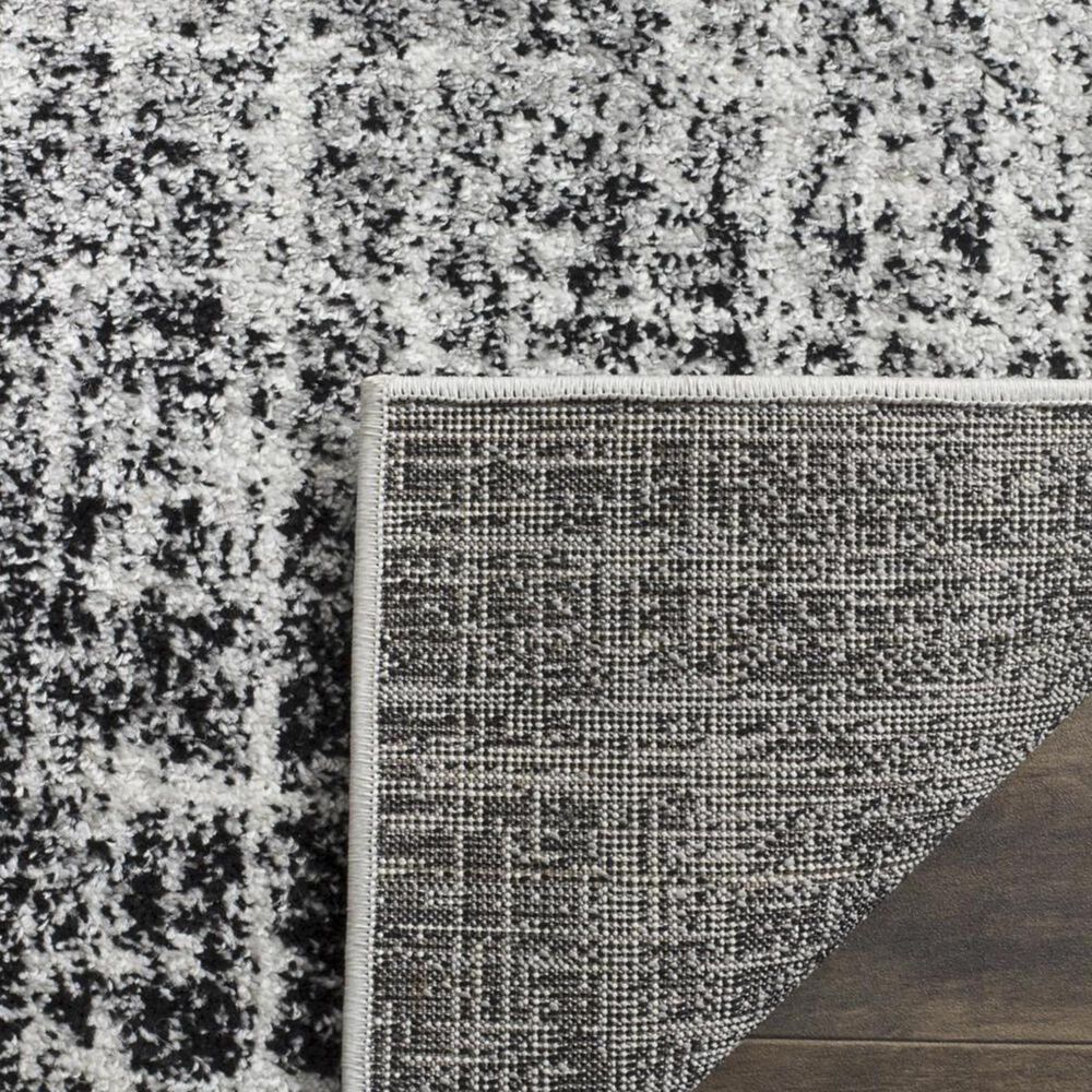 Safavieh Adirondack ADR116B 4' Square Ivory and Black Area Rug, , large