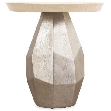 Hooker Furniture Westwood Accent Table in Polished Limestone and Silver, , large