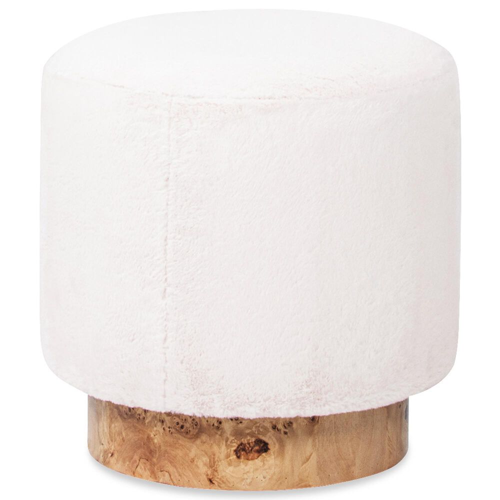 Jennifer Taylor Home Tilly Pouf in Cottontail White, , large