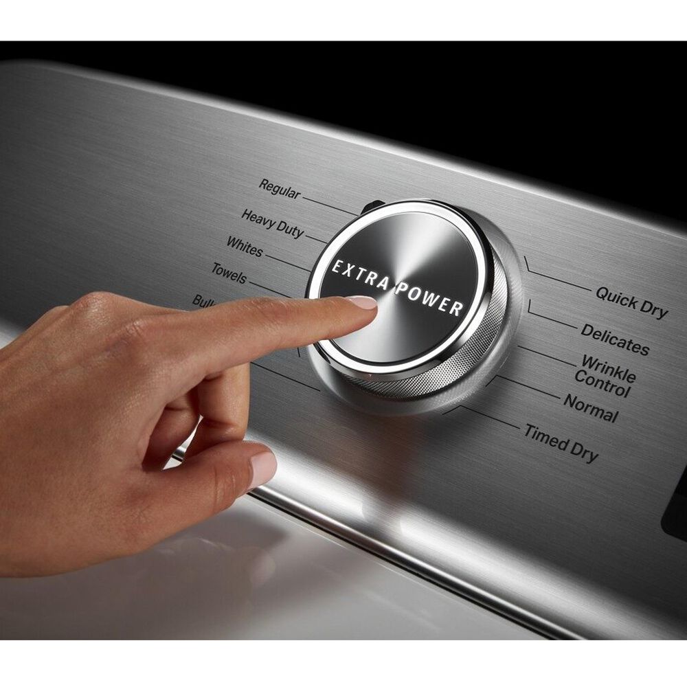 Maytag 7.4 Cu. Ft. Front Load Electric Dryer with WiFi in White, , large
