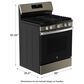 GE Appliances 30" Freestanding Gas Range with 5 Burners in Slate, , large