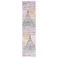 Safavieh Carousel Outer Space 2"3" x 6" Grey and Pink Kids Runner, , large