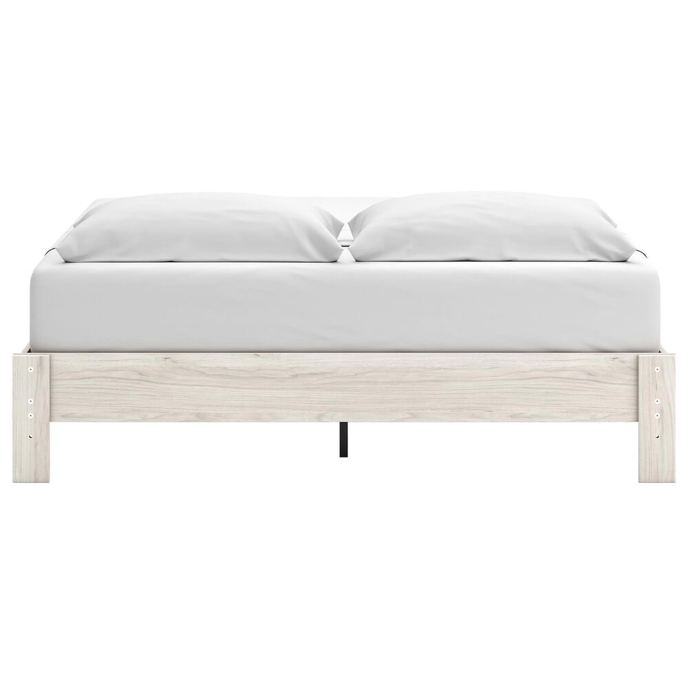 Ashley Socalle King Platform Bed in Light Natural, , large