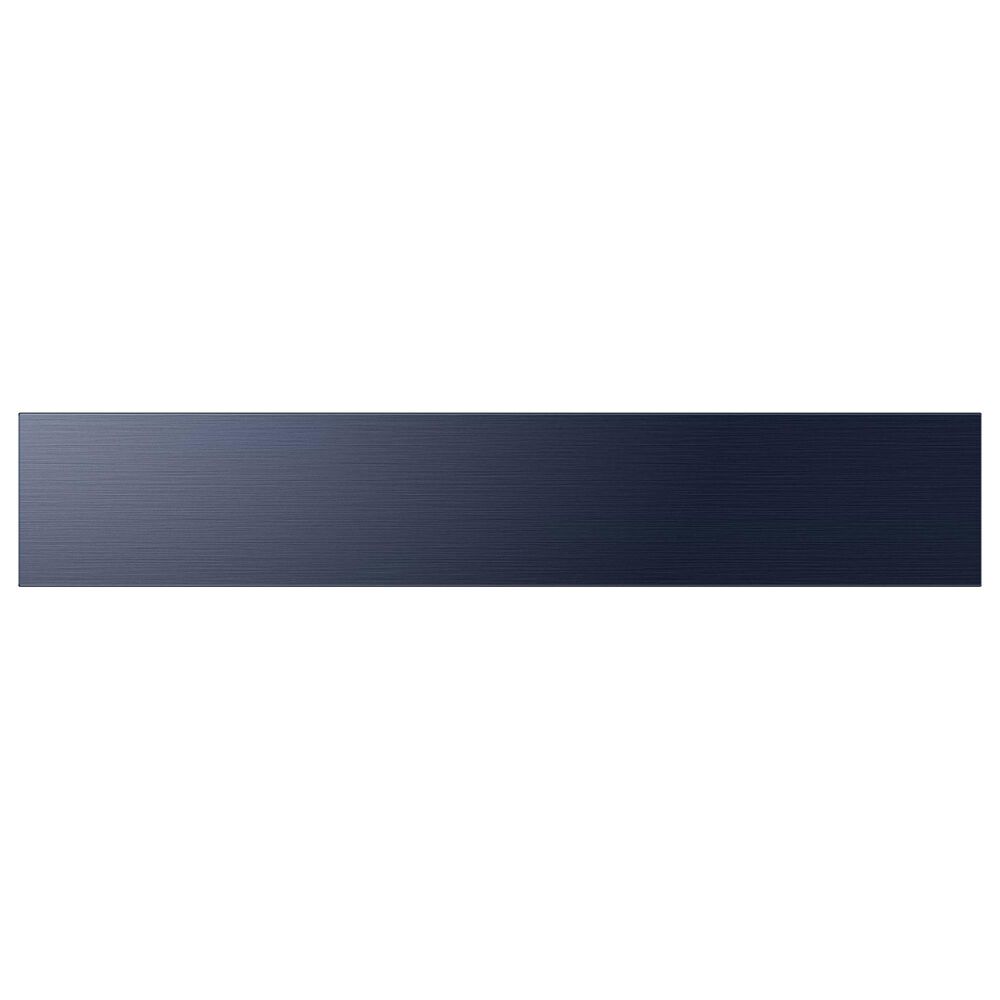 Samsung Bespoke 4-Door French Door Refrigerator Middle Panel in Navy Steel, , large