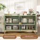 GARVEE 47.2" Sideboard Buffet Cabinet with Adjustable Shelves in Matt Gray Green, , large
