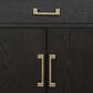 Lexora Home Laurel 48" Single Bathroom Vanity in Black Oak with White Quartz Top and Rectangular Sink, , large