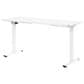 OSP Home Primo 60" Electric Sit and Stand Desk in White, , large