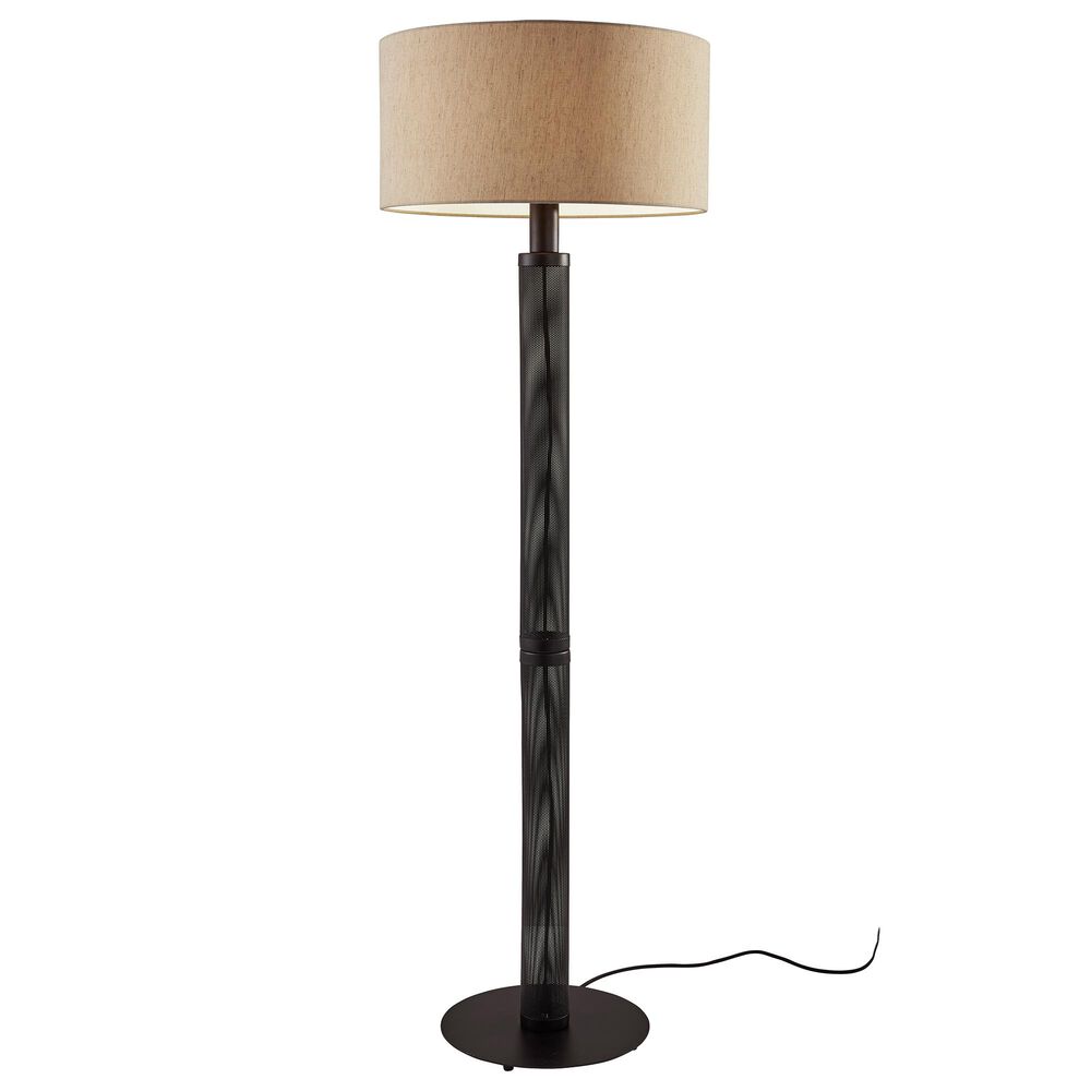Adesso Benjamin Floor Lamp in Matte Black, , large