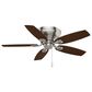Hunter Durant Low Profile 44" Ceiling Fan with Lights in Brushed Nickel and Walnut, , large